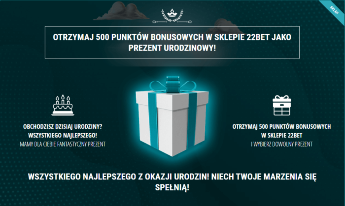 22Bet Bonus Urodzinowy