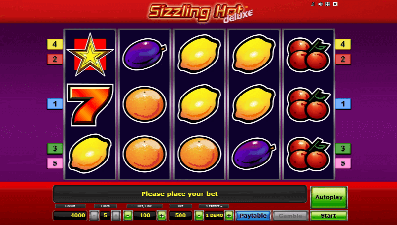 Slot Sizzling Hot Deluxe