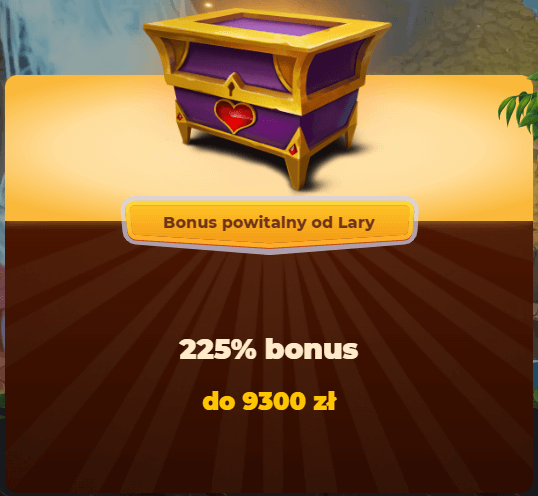 Bonus Powitalny od Lary WinLegends Casino