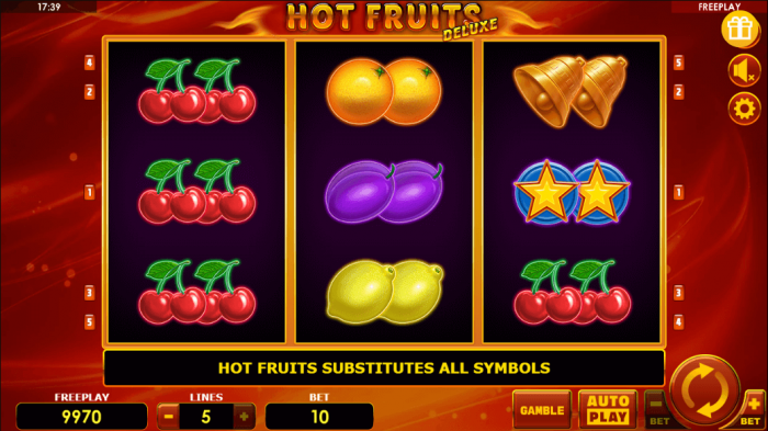 Gra Hot Fruits Deluxe