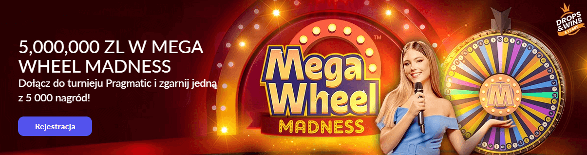 Mega Wheel w Bison Casino
